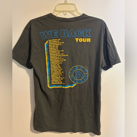 Jason Aldean We Back Tour T-Shirt Gray Size Medium - Picture 2 of 3